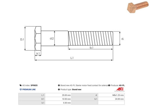 Kit de reparación, motor de arranque, Imagen 2