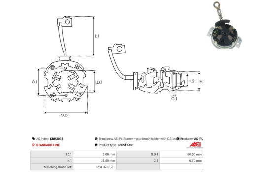 Tapa del motor de arranque, carburador, Imagen 2