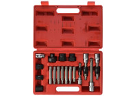 Juego de poleas dinamo/rueda libre 18 piezas.