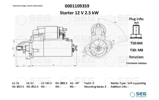 Arranque Atlas 2,5 kw