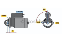Motor de arranque 0001107098 Bosch