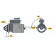 Motor de arranque 0001107098 Bosch