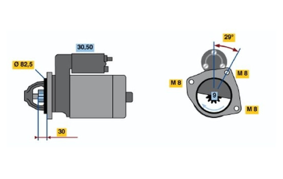 Motor de arranque 1895 Bosch, Imagen 2