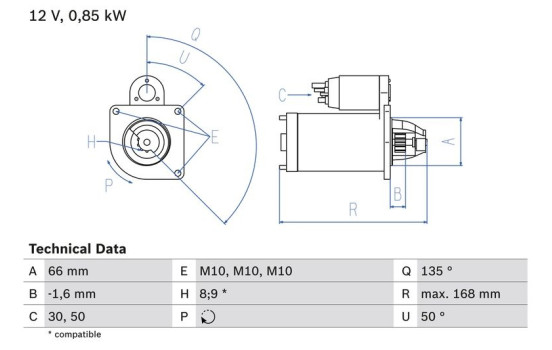 Motor de arranque 2105 Bosch