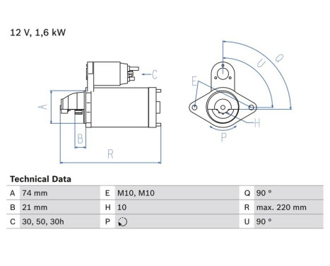 Motor de arranque 2293 Bosch