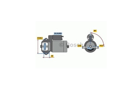 Motor de arranque 2357 Bosch