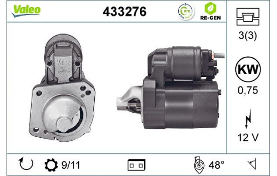 Motor de arranque 433276 Valeo, Imagen 3