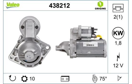 Motor de arranque 438212 Valeo, Imagen 4