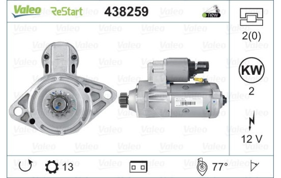 Motor de arranque 438259 Valeo, Imagen 4