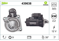 Motor de arranque 439638 Valeo