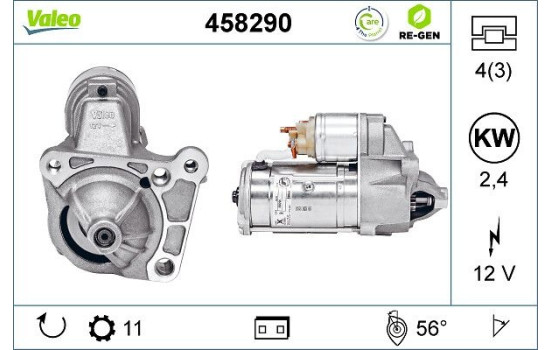 Motor de arranque 458290 Valeo, Imagen 2