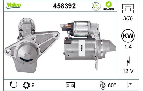 Motor de arranque 458392 Valeo, Imagen 3