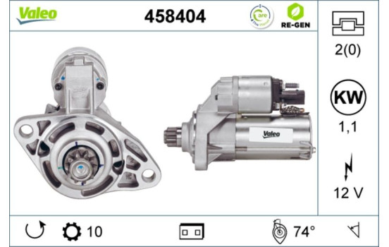 Motor de arranque 458404 Valeo, Imagen 2