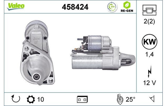 Motor de arranque 458424 Valeo, Imagen 2