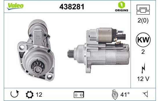 Motor de arranque / Arranque 438281 Valeo, Imagen 4