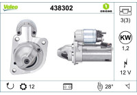 Motor de arranque / Arranque 438302 Valeo