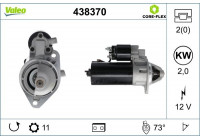 Motor de arranque / Arranque 438370 Valeo