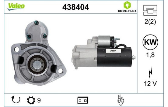 Motor de arranque / Arranque 438404 Valeo, Imagen 4