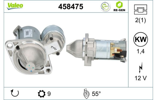 Motor de arranque / Arranque 458475 Valeo, Imagen 5