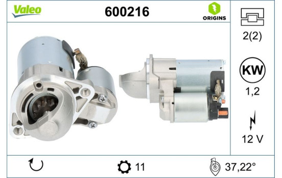 Motor de arranque / Arranque 600216 Valeo, Imagen 4