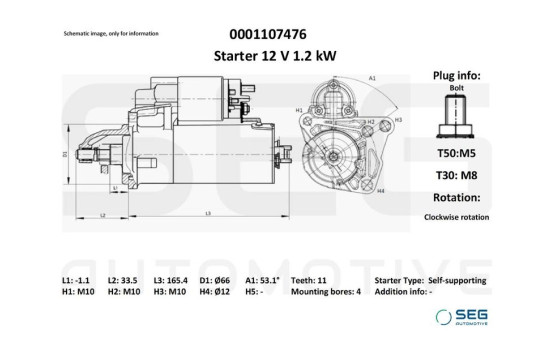 Motor de arranque / Arranque