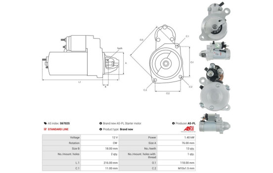 Motor de arranque / Arranque, Imagen 5