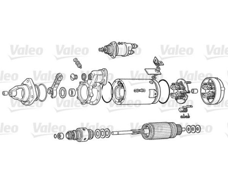 Motor de arranque D13HP607 Valeo