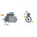 Motor de arranque DW(L)12V1,1KW Bosch, Miniatura 3