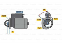 Motor de arranque HX95-M12V(R) Bosch