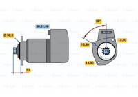 Motor de arranque KB(R)24V6,6kW Bosch