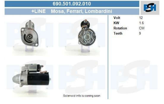 Motor de arranque Lombardini 1,6 kw, Imagen 5