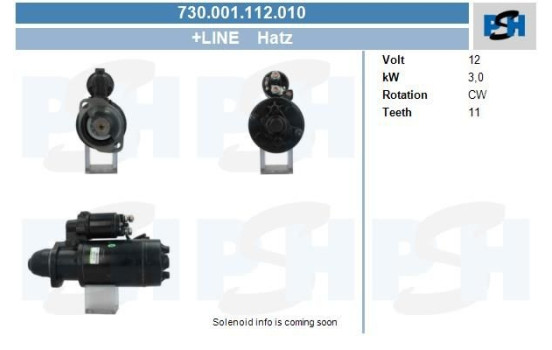 Motor de arranque PSH NUEVO Hatz, Imagen 5