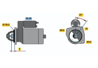 Motor de arranque R70-L2012V(R) Bosch