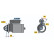 Motor de arranque R74-E2512V(R) Bosch
