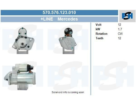 Motor de arranque Renault 1,7 kW