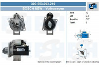 Motor de arranque Volkswagen 2,3 kw 300.553.093.210 Bosch