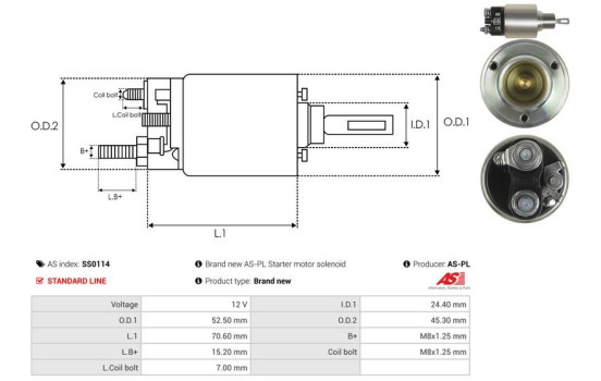 Interruptor de solenoide, motor de arranque, Imagen 4