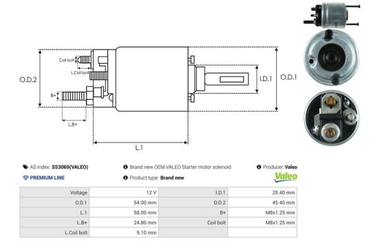 Interruptor de solenoide, motor de arranque, Imagen 4