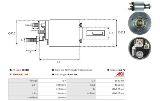 Interruptor de solenoide, motor de arranque, Imagen 4