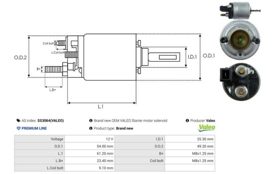 Interruptor de solenoide, motor de arranque, Imagen 4