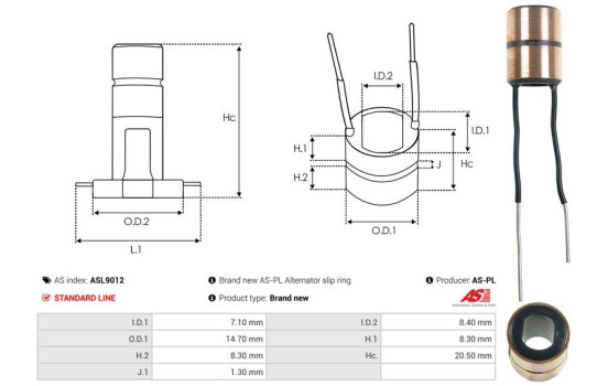 Anillo colector, generador, Imagen 3