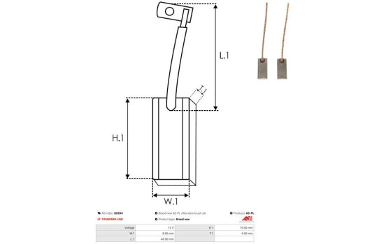 Cepillo de carbón, dinamo, Imagen 2