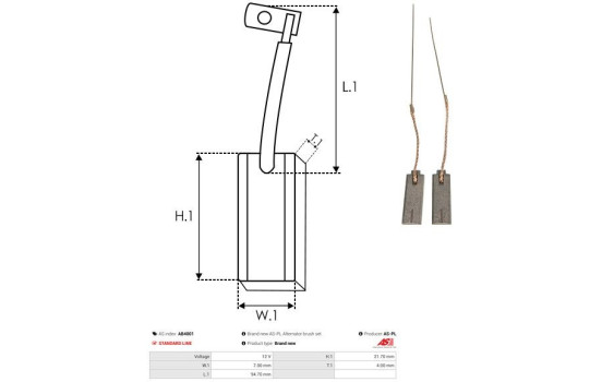 Cepillo de carbón, dinamo, Imagen 2
