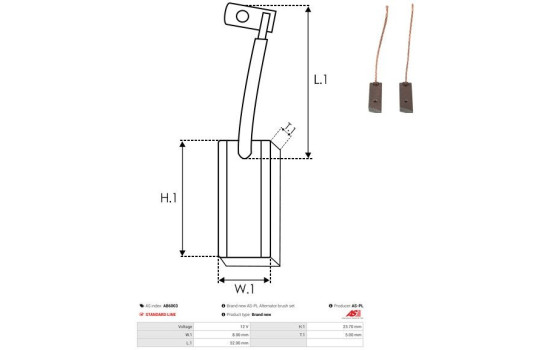 Cepillo de carbón, dinamo, Imagen 2