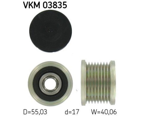 Rueda libre de dinamo VKM 03835 SKF