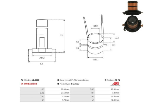 Anillo colector, generador, Imagen 3