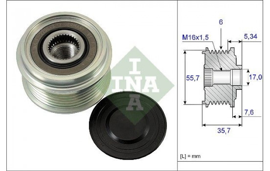 Polea de rueda libre de dinamo 535007710