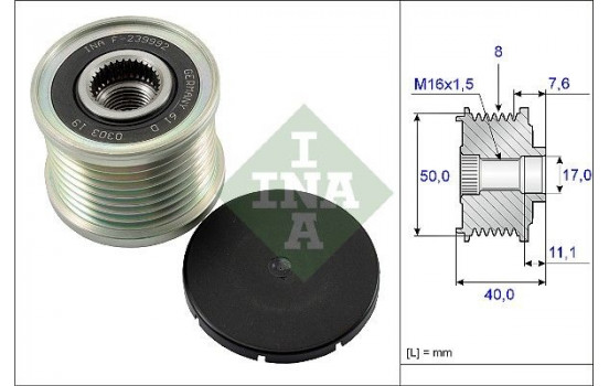 Polea de rueda libre de dinamo 535011910