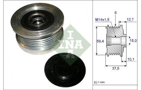 Rueda libre de dinamo 535011010