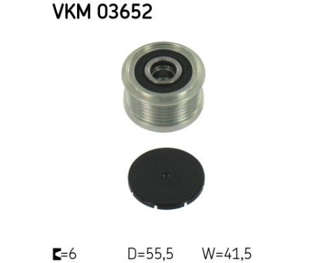 Rueda libre de dinamo VKM 03652 SKF
